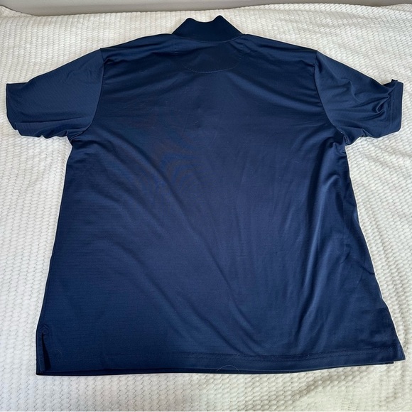 Jack Nicklaus Polo Mens XL Solid Navy Blue Performance Golden Bear Golf - Picture 2 of 9
